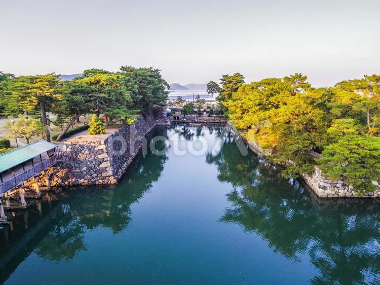 【香川県】高松市・玉藻公園 玉藻公園,高松城跡,高松市の写真素材