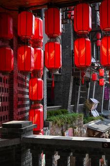 重慶・磁器口  重慶,磁器口,古鎮の写真素材