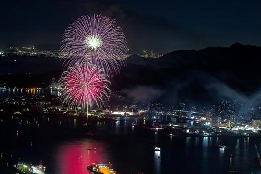 呉海上花火大会2025中盤5 呉海上花火大会2025中盤5の写真