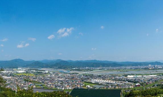 静岡県志太平野 パノラマ 静岡県志太平野 パノラマ 日本,静岡県,島田市の写真素材