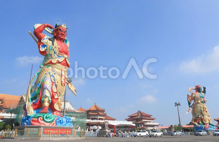 台湾　台南市の鹿耳門聖母廟 海外,外国,アジアの写真素材