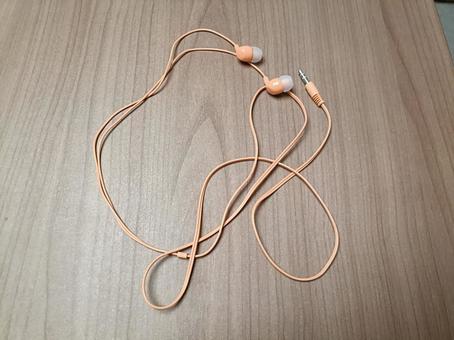 Photo, earphone, code, orange, 
