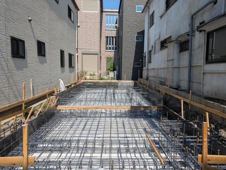 建築中の空き地 建築中の空き地 建設,建築,新築の写真素材