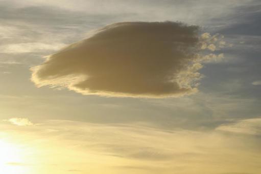 夕空 夕空の写真