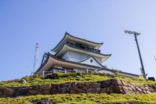 小牧城 小牧山城,小牧城,小牧市歴史館の写真素材