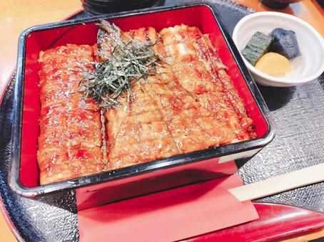 うな重 うな重,うなぎ,蒲焼の写真素材