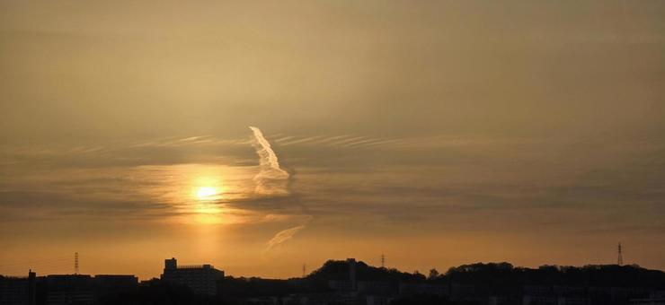 Mysterious cloud (rising dragon cloud?), JPG