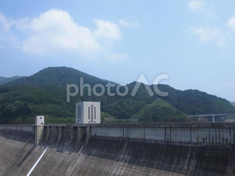 福岡県　五ケ山ダム 福岡県,五ケ山ダム,ダムの写真素材