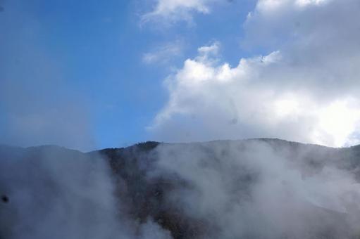 箱根大涌谷 箱根,大涌谷,煙の写真素材