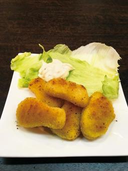 おつまみ チキンナゲット おつまみ チキンナゲットの写真