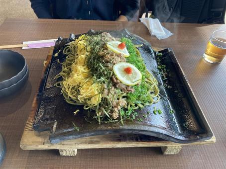 瓦そば 瓦そば 瓦そば,山口,料理の写真素材