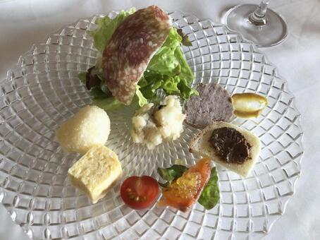 前菜セット 美味しい,前菜,イタリアンの写真素材