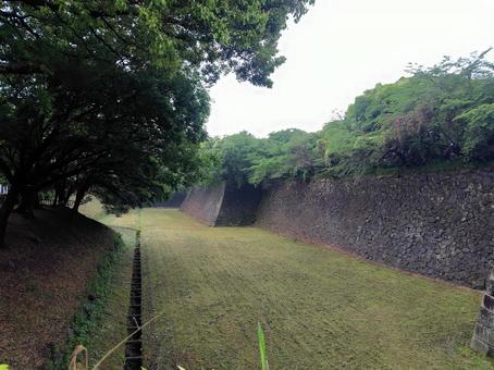 名古屋城のお堀 名古屋城,城,お堀の写真素材