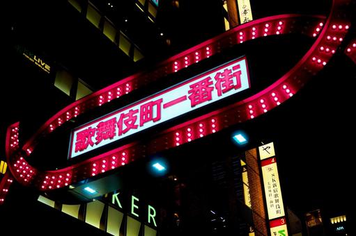 新宿歌舞伎町のネオンサイン 新宿歌舞伎町のネオンサイン 東京,新宿,歌舞伎町の写真素材