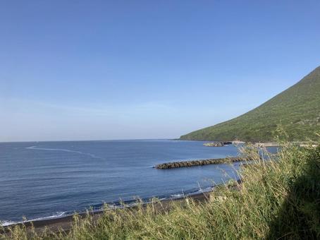 日本の海沿いの風景 日本の海沿いの風景の写真