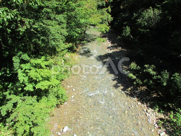 岩手県北上市　夏油川の渓流 東北地方,岩手県,北上市の写真素材