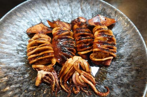 自家製イカ焼き 自家製イカ焼きの写真