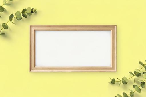 ユーカリ　木枠の写真