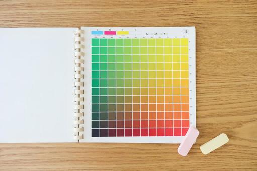 カラーチャート カラーチャート カラーチャート,色見本,デザインの写真素材