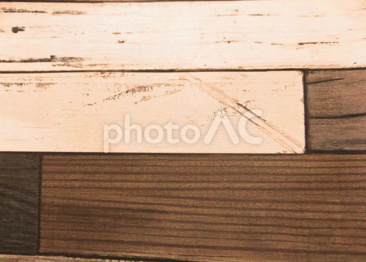 つぎはぎ　板　茶 木目,木,素材の写真素材