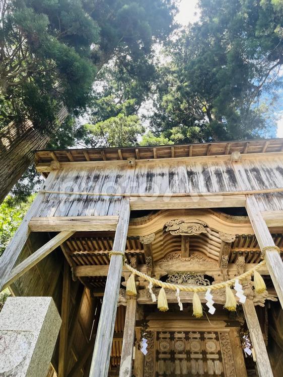 懐かしい風景 パワースポット,神社,古いの写真素材
