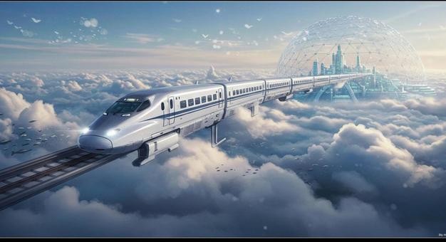 アトランティス行きスカイリニア新幹線の写真