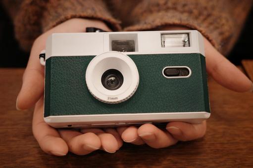 レトロなカメラ レトロなカメラ フィルムカメラ,カメラ,レトロの写真素材