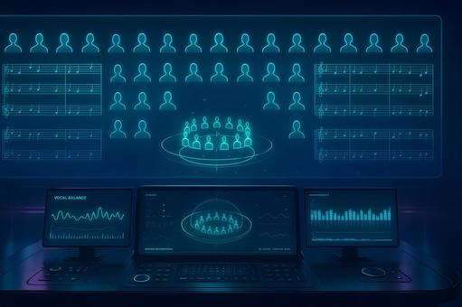 バーチャル合唱コントロールの写真
