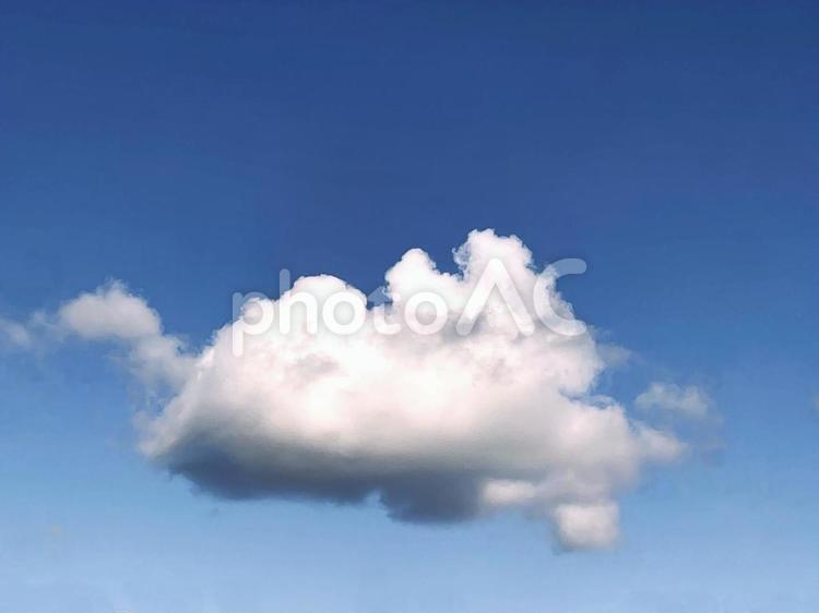 青い空と雲　15439 青い空と雲,青空,雲の写真素材