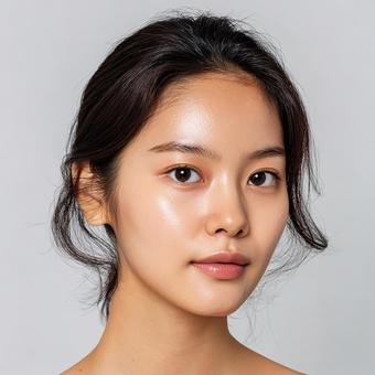 女性の美しいポートレート 女性の美しいポートレートの写真