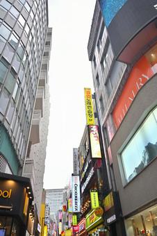 明洞 明洞 明洞,ミョンドン,韓国の写真素材