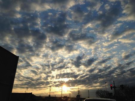 夕焼け 夕焼けの写真