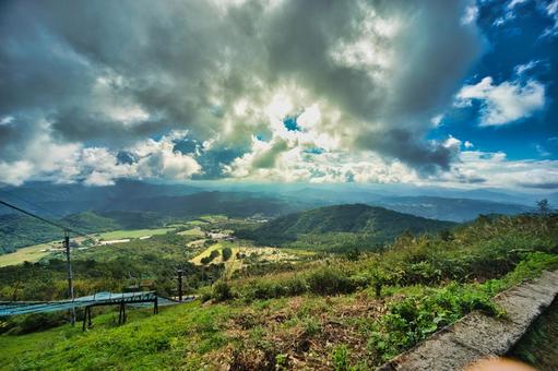 三瓶山の風景の写真