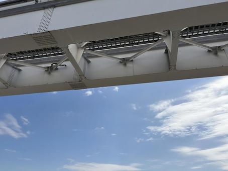 モノレールが走る街 01の写真