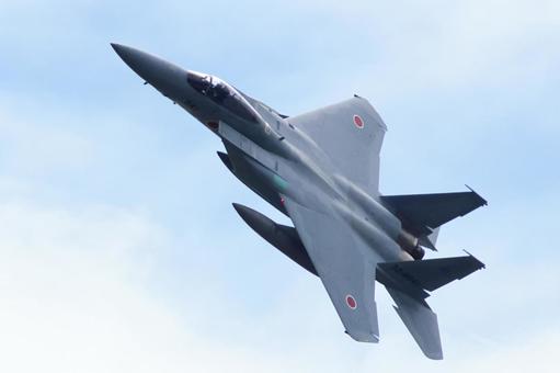 急旋回する戦闘機 戦闘機,航空自衛隊,防衛の写真素材