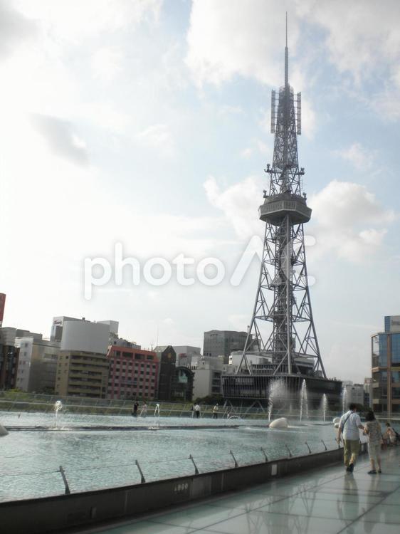 オアシス21とテレビ塔 オアシス21,ビル,名古屋の写真素材