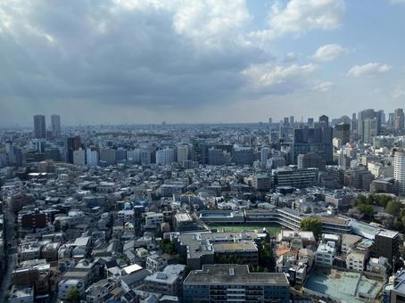 大崎のタワマンから戸越方面をのぞむ 大崎のタワマンから戸越方面をのぞむの写真
