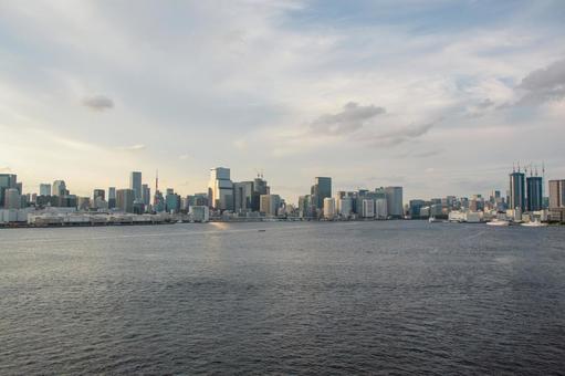 東京湾岸エリアの都市風景 東京湾岸エリアの都市風景 芝浦,日の出,竹芝の写真素材