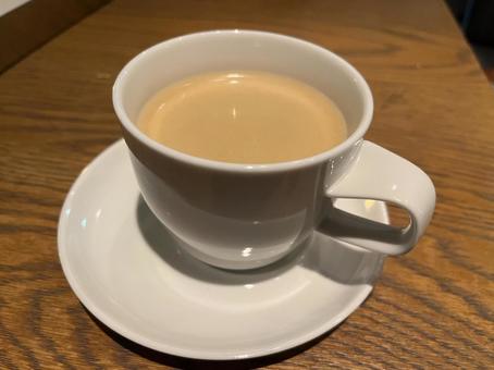 1杯のコーヒー カフェラテ,コーヒー,カフェの写真素材