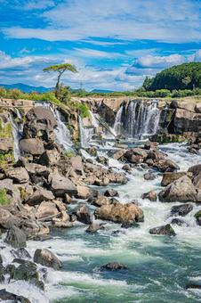 鹿児島　曽木の滝の風景 曽木の滝,鹿児島,自然の写真素材