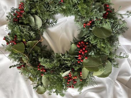 クリスマスリース　クリスマス　リース クリスマス,クリスマスリース,リースの写真素材