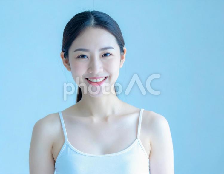 化粧品・美容イメージの女性 8 女性,美容,微笑みの写真素材