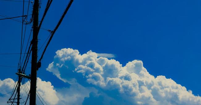 夏の雲 夏の雲の写真