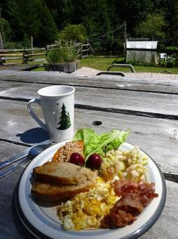 Photo, breakfast, meal, plate, 