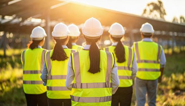 涼しさが支える夏の作業の写真