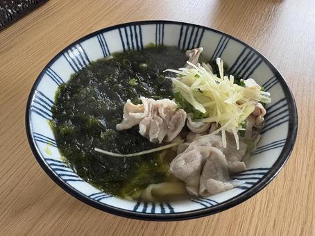 アーサそば(沖縄そば) アーサそば(沖縄そば) そば,すば,沖縄そばの写真素材