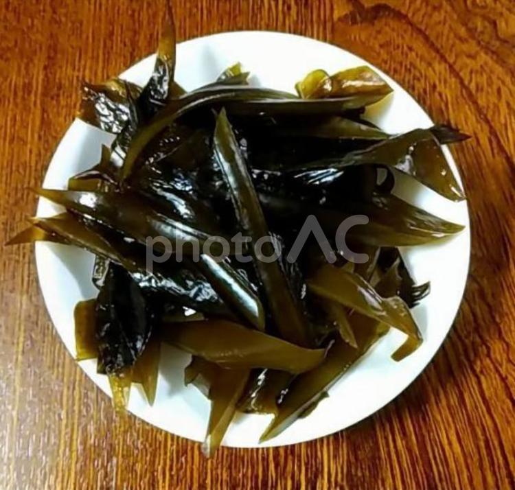 R6.2.20　生わかめの茎しゃぶしゃぶ 生わかめ,生わかめの茎,しゃぶしゃぶ前の写真素材