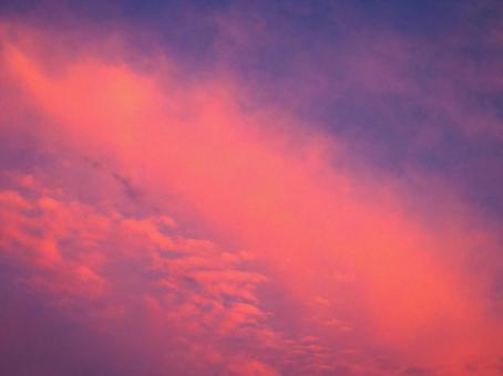 Burning clouds in the sunset, JPG Burning clouds in the sunset, JPG