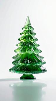 ガラス製クリスマスツリー ガラス製クリスマスツリーの写真