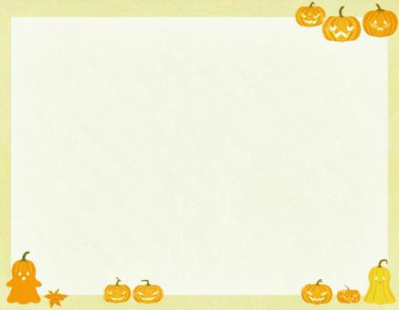 和紙風ハロウィン背景 和紙風ハロウィン背景の写真